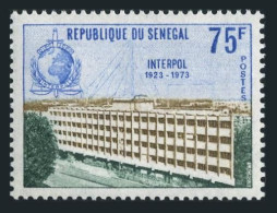Senegal 395, MNH. Michel 534. INTERPOL, 50th Ann. 1973. Headquarters, Paris. - Senegal (1960-...)