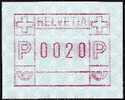Schweiz Suisse FRAMA Von 1987: Zumstein 7x Michel 3.7  ** Fluor-Papier (SBK = CHF 3.50) - Postage Meters