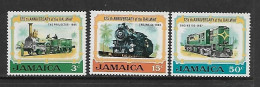 JAMAIQUE 1970 TRAINS YVERT N°334/336 NEUF MNH** - Trains