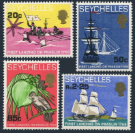 Seychelles 248-251, Hinged. Chevalier Marion Dufresne Expedition-200, 1968. - Seychellen (1976-...)