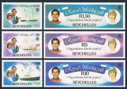 Seychelles 469-474, MNH. Mi 483-488. Royal Wedding 1981. Prince Charles-Diana. - Seychellen (1976-...)
