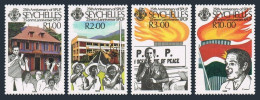 Seychelles 667-670,MNH.Michel 690-693. People's United Party,25,1989.Pres.Rene. - Seychelles (1976-...)