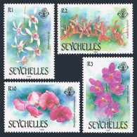 Seychelles 661-664,MNH.Michel 684-687. Orchids 1988.Dendrobium,Arachnis,Vanda, - Seychellen (1976-...)