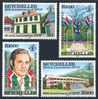 Seychelles 542-545, MNH. Mi 558-561. People's United Party, 1984. President Rene - Seychellen (1976-...)