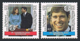 Seychelles Zil Sesel 119-120, MNH. Mi 118-119. Royal Wedding 1986. Andrew-Sarah. - Seychelles (1976-...)