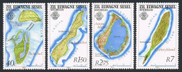 Seychelles Zil Sesel 46-49, MNH. Mi 46-49. Maps Of Islands, 1983. Poivre,Astove, - Seychellen (1976-...)