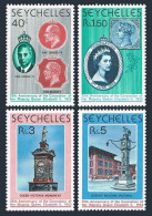 Seychelles 413-416,416a, MNH. Mi 418-421, Bl.10. QE II Coronation,25th Ann. 1978 - Seychellen (1976-...)