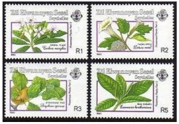 Zil Elwannyen Sesel 173-176, MNH. Michel 185-188. Poisonous Plants 1990. - Seychelles (1976-...)