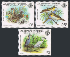 Zil Elwannyen Sesel 97-98,100, MNH. Mi 96-98. Birds 1985. Ground Dove, White-eye - Seychelles (1976-...)