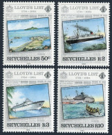 Seychelles 538-541, MNH. Michel 554-557. Lloyd's List 1984. Port Victoria,Ships. - Seychellen (1976-...)