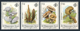 Seychelles Zil Elwannyen Sesel 92-95, MNH. Michel 92-95. Mushrooms 1985. - Seychelles (1976-...)