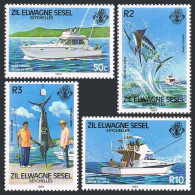 Zil Elwannyen Sesel 80-83, MNH. Michel 80-83. Game Fishing, 1984. Fishing Boat. - Seychellen (1976-...)