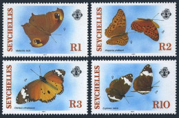 Seychelles 610-613,MNH.Michel 629-632. Butterflies 1987.Melanitis Leda,Phalanta - Seychellen (1976-...)