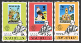 Seychelles 434-436,437,MNH.Michel 439-441,Bl.11. Sir Rowland Hill,1979.Bird. - Seychellen (1976-...)