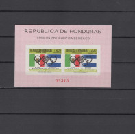 Honduras 1968 Olympic Games Mexico, S/s Imperf. MNH - Zomer 1968: Mexico-City