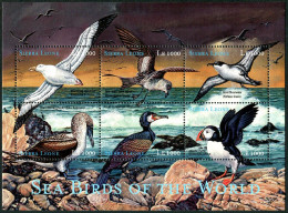 Sierra Leone 2303 Af Sheet, MNH. Sea Birds, 2000. Wandering Albatross, Petrel, - Sierra Leona (1961-...)