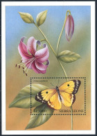 Sierra Leone 2052 Sheet, MNH. Butterflies 1997. Colias Euritheme. - Sierra Leona (1961-...)