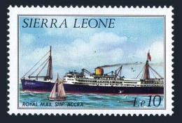 Sierra Leone 652,MNH.Michel 779. Historical Ships,1984.Royal Mail Ship ACCRA. - Sierra Leone (1961-...)