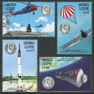 Sierra Leone 1000-1003,1004, MNH. Mi 1022-1125,Bl.83. John F.Kennedy,1988.Space. - Sierra Leona (1961-...)