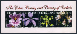 Sierra Leone 2738-2741,2742-2743 Sheets,MNH. Flowers 2004.Orchids. - Sierra Leona (1961-...)