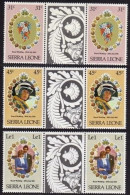 Sierra Leone 509/514 Gutter, MNH. Michel 636-638. Charles, Diana Wedding 1981. - Sierra Leone (1961-...)
