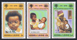 Sierra Leone 451-453,453a,MNH.Michel 578-580,Bl.1. Year Of Child ICY-1979. - Sierra Leona (1961-...)