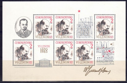 CSSR 1985 Wladimir Lenin, Block 62, Postfrisch ** / MNH - Blokken & Velletjes