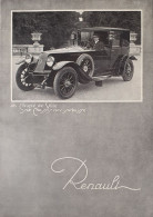 Vintage Reclame Advertentie Automerk Renault 1923  Affiche Publicitaire - Publicités