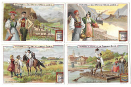 S 586, Liebig 6 Cards, Le Cours Du Danube (ref B13) - Liebig
