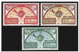 Somalia C34-C36, Hinged. Michel 288-290. UPU-75, 1949. UPU Among Constellations. - Somalia (1960-...)