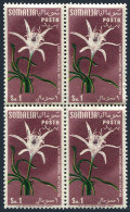 Somalia 203 Block/4, MNH. Michel 302. Flowers 1955. Pancratium. - Somalie (1960-...)