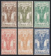 Somalia B11-B16, Hinged. Michel 87-92. Italian Colonial Institute, 1926. PEACE. - Somalië (1960-...)