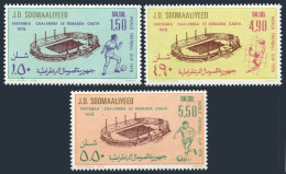 Somalia 456-458,MNH.Michel 263-265. World Soccer Cup Argentina-1978.Stadium,Map. - Somalia (1960-...)