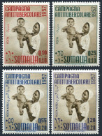 Somalia B52-B53,CB11-CB12,MNH. Michel 336-339. Fight Against Tuberculosis, 1957. - Somalie (1960-...)