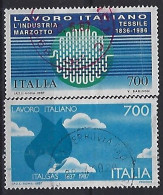Italy 1987  Italienische Technologie Im Ausland  (o) Mi.2003-2004 - 1981-90: Oblitérés
