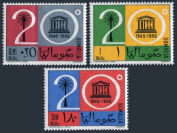 Somalia 299-301, MNH. Michel 96-98. UNESCO, 20th Ann. 1966. Emblem. - Somalie (1960-...)