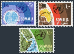 Somalia 292-294, MNH. Michel 89-91. UN, 21th Ann. 1966. Globe, Maps. - Somalië (1960-...)