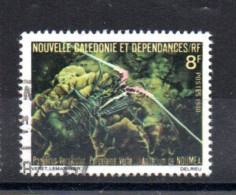 NOUVELLE CALEDONIE - NEW CALEDONIA - 8F - 1980 - CRUSTACES - SHELLFISH - PORCELAINE VERTE - Oblitéré - Used - - Used Stamps