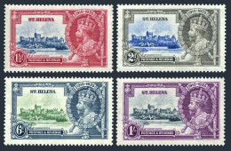 St Helena 111-114,hinged.Mi 90-93. King George V Silver Jubilee Of Reign,1935. - Saint Helena Island