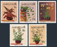St Helena 588-592,MNH.Michel 592-596. Flowers 1993. - Sainte-Hélène