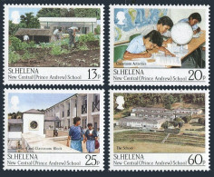 St Helena 511-514,MNH.Michel 509-512. New Central Prine Andrew School,1989. - Sainte-Hélène