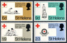 St Helena 236-239, MNH. Michel 223-226. British Red Cross Centenary, 1970. - Sainte-Hélène
