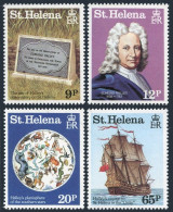 St Helena 456-459, MNH. Mi 446-449. Halley's Comet, 1986. Voyage In The Unity. - Sint-Helena
