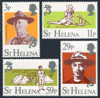 St Helena 378-381,MNH.Michel 367-370. Scouting Year 1982.Lord Baden-Powell. - Saint Helena Island