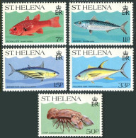 St Helena 433-437, MNH. Michel 423-427. Fish, Stump, 1985. - Isla Sta Helena