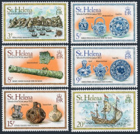 St Helena 318-323, MNH. Michel 307-312. 1978. Wreck Of The WITTE LEEUW, 1613. - Saint Helena Island