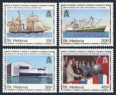St Helena 535-538,539 Ac Sheet,MNH.Michel 536-539,Bl.10. New RMS ST HELENA,1990. - Sint-Helena