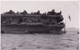 Porte - Avions - US Navy - Navire De Guerre - USS MIDWAY - Marine De Guerre - Photographie Originale - Barcos