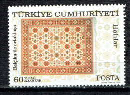Art Du Tissage. Emission Commune Avec La Belgique : Tapis Turc D(Hereke - Unused Stamps