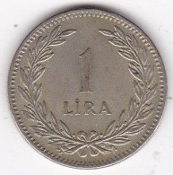 Turquie 1 Lira 1947, En Argent. KM# 883 - Turquia